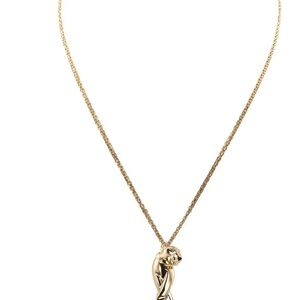 Cartier Gold Panther Pendant Necklace